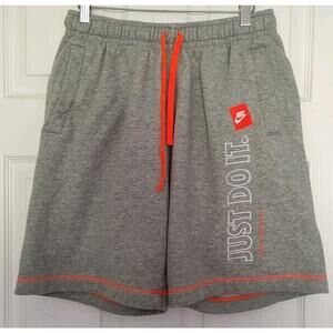 Men's Nike Sportswear Just Do It Gray Shorts - Small